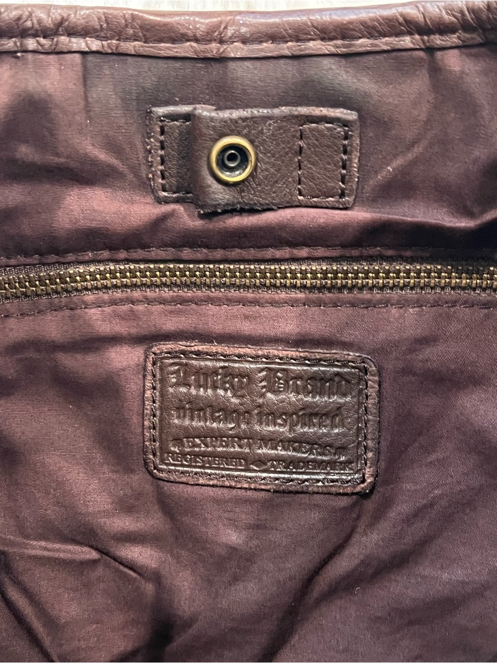 Vintage Lucky Brand Multicolor Patchwork Shoulder Bag - Picture 8 of 10